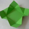 Origami vert web